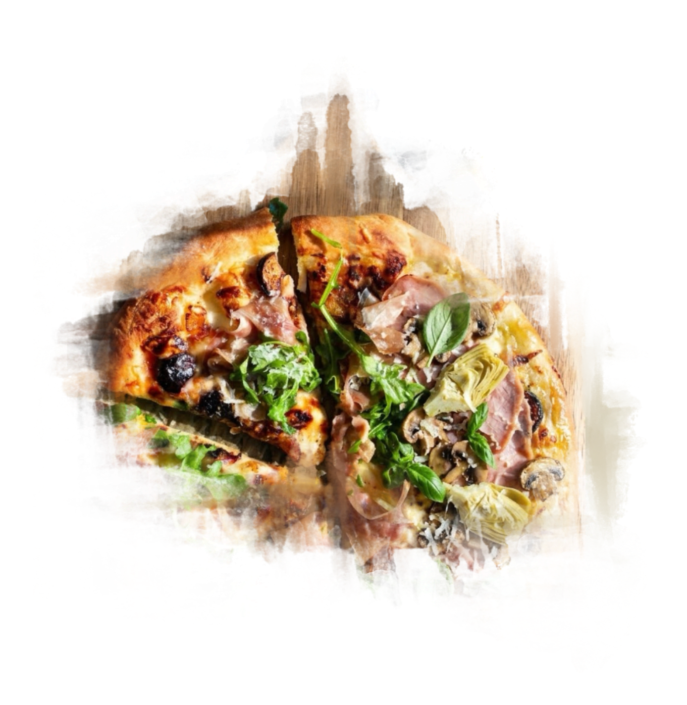 Brick-oven pizza